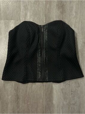 K Jordan Black Corset Top